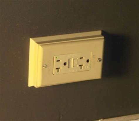 gfci outlet in small metal box|shallow gfci outlet.